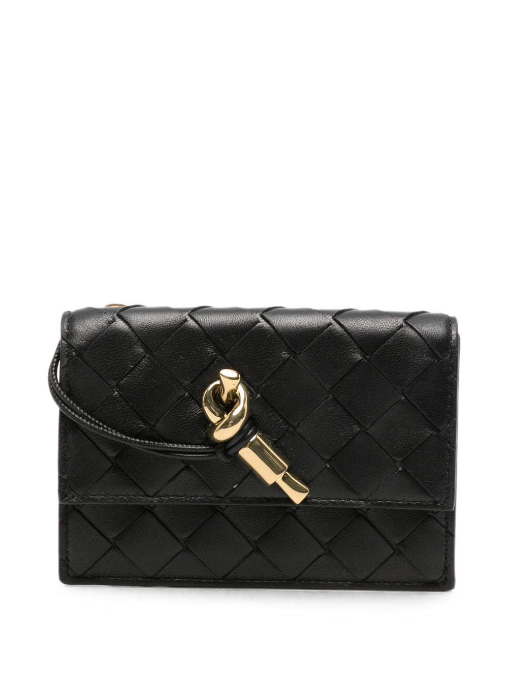 Bottega Veneta Women Andiamo Leather Card Case BOTTEGA VENETA