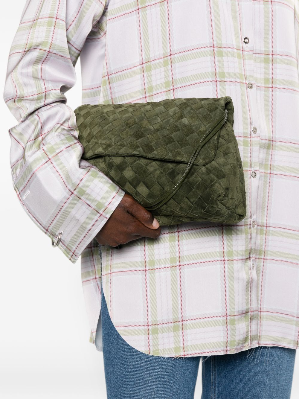Bottega Veneta Women Giorno Leather Shoulder Bag BOTTEGA VENETA
