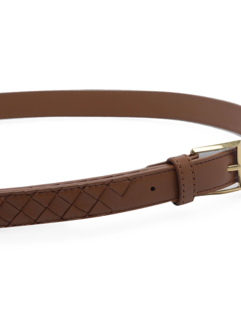 Bottega Veneta Women Solo Leather Belt BOTTEGA VENETA