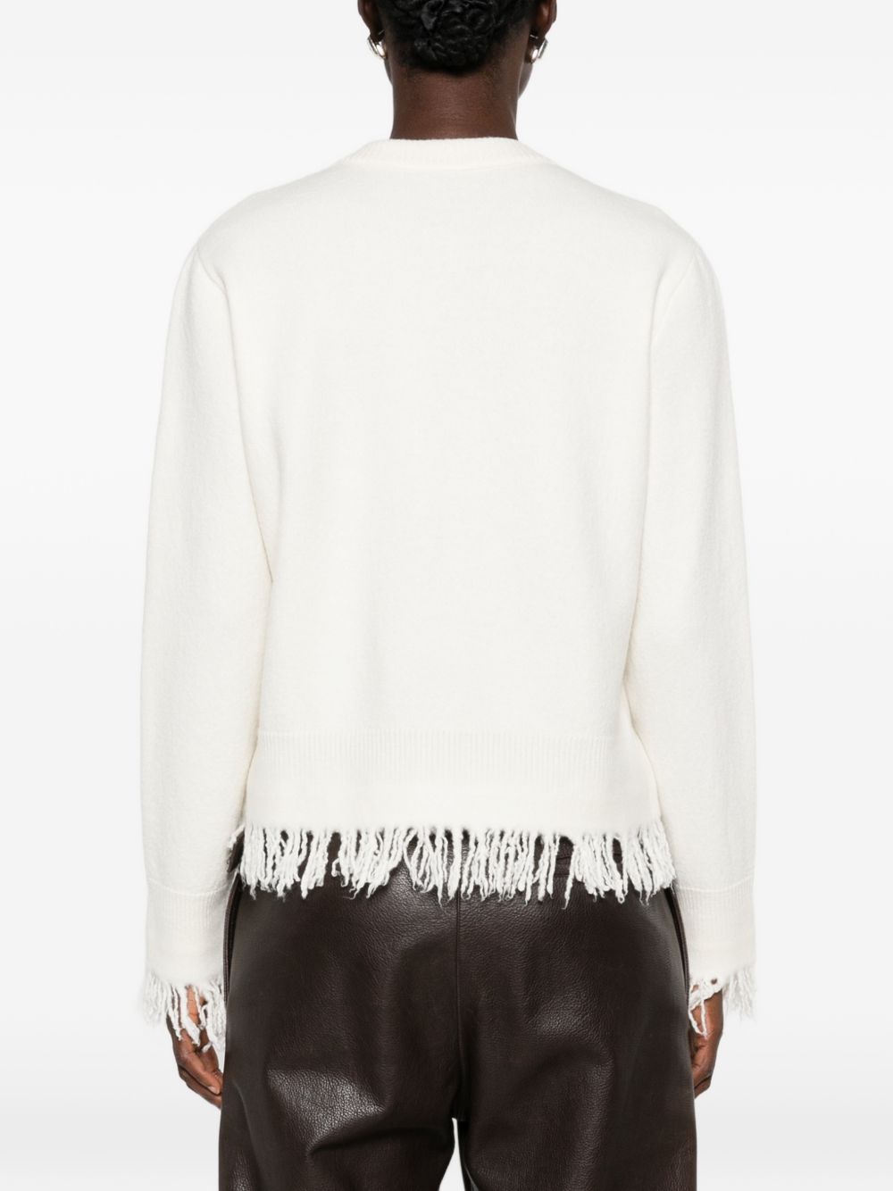 Bottega Veneta Women Wool Fringed Cardigan BOTTEGA VENETA