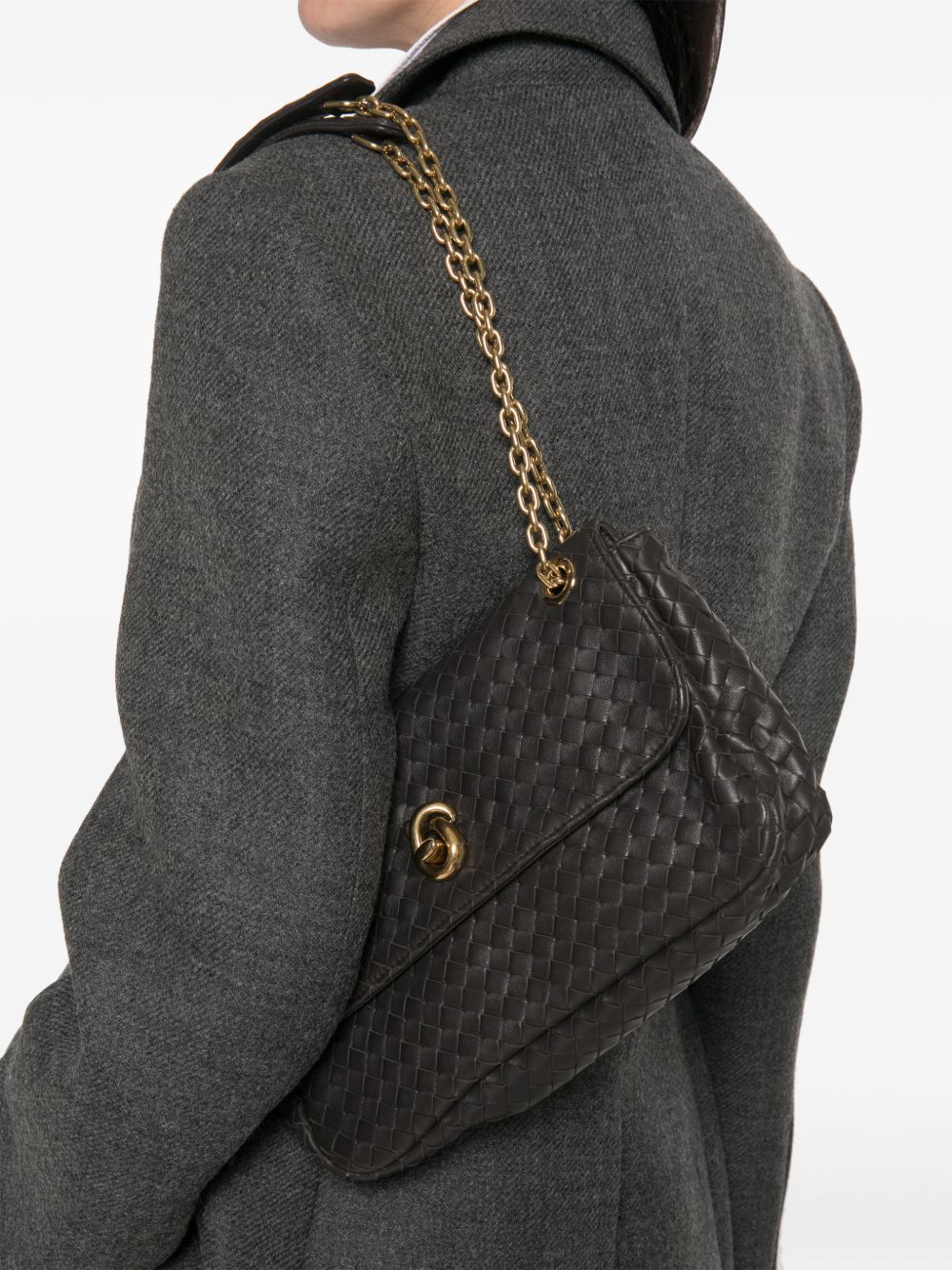 Bottega Veneta Women Madison Leather Shoulder Bag BOTTEGA VENETA