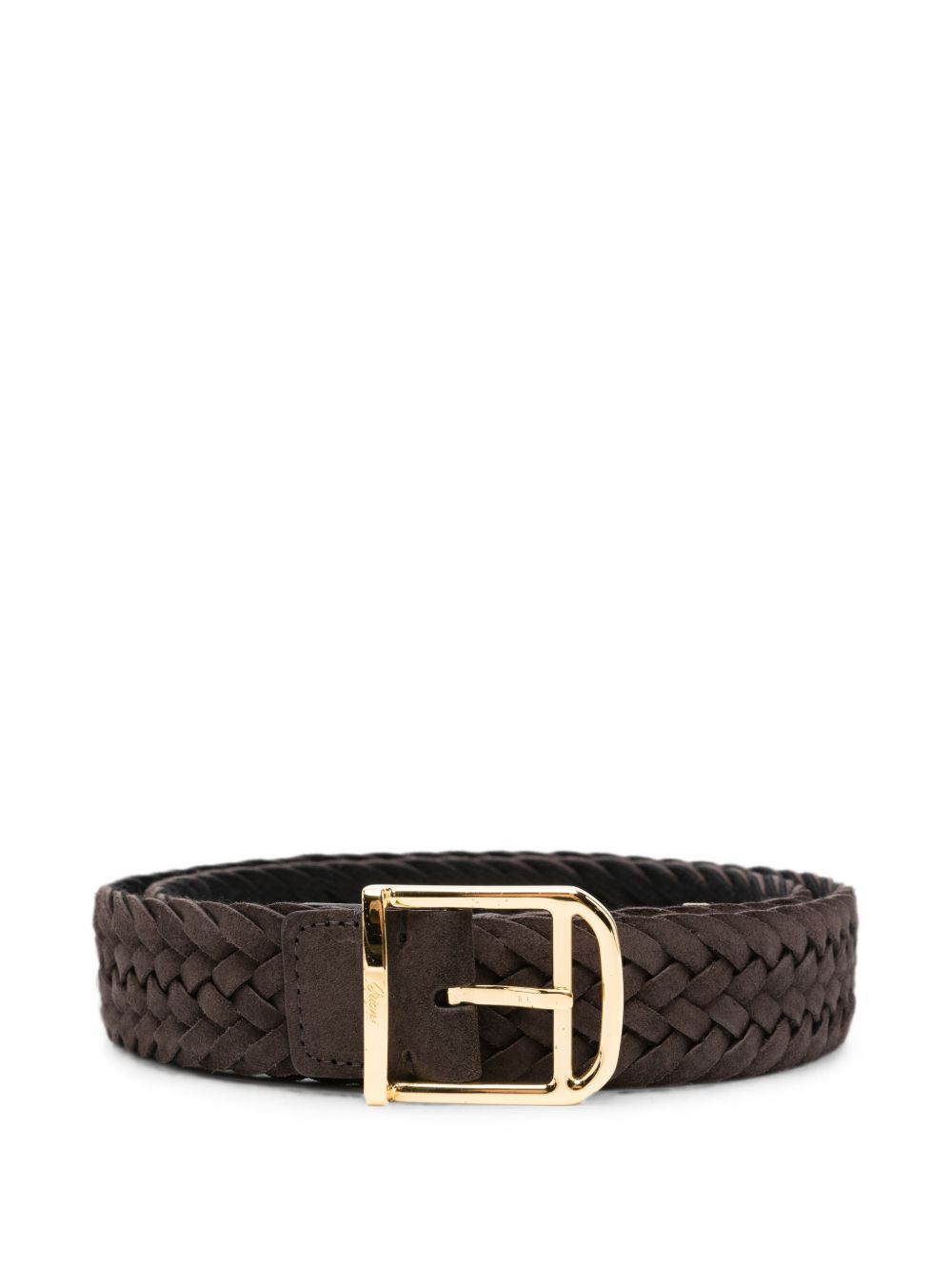 Brioni Men Suede Leather Belt BRIONI