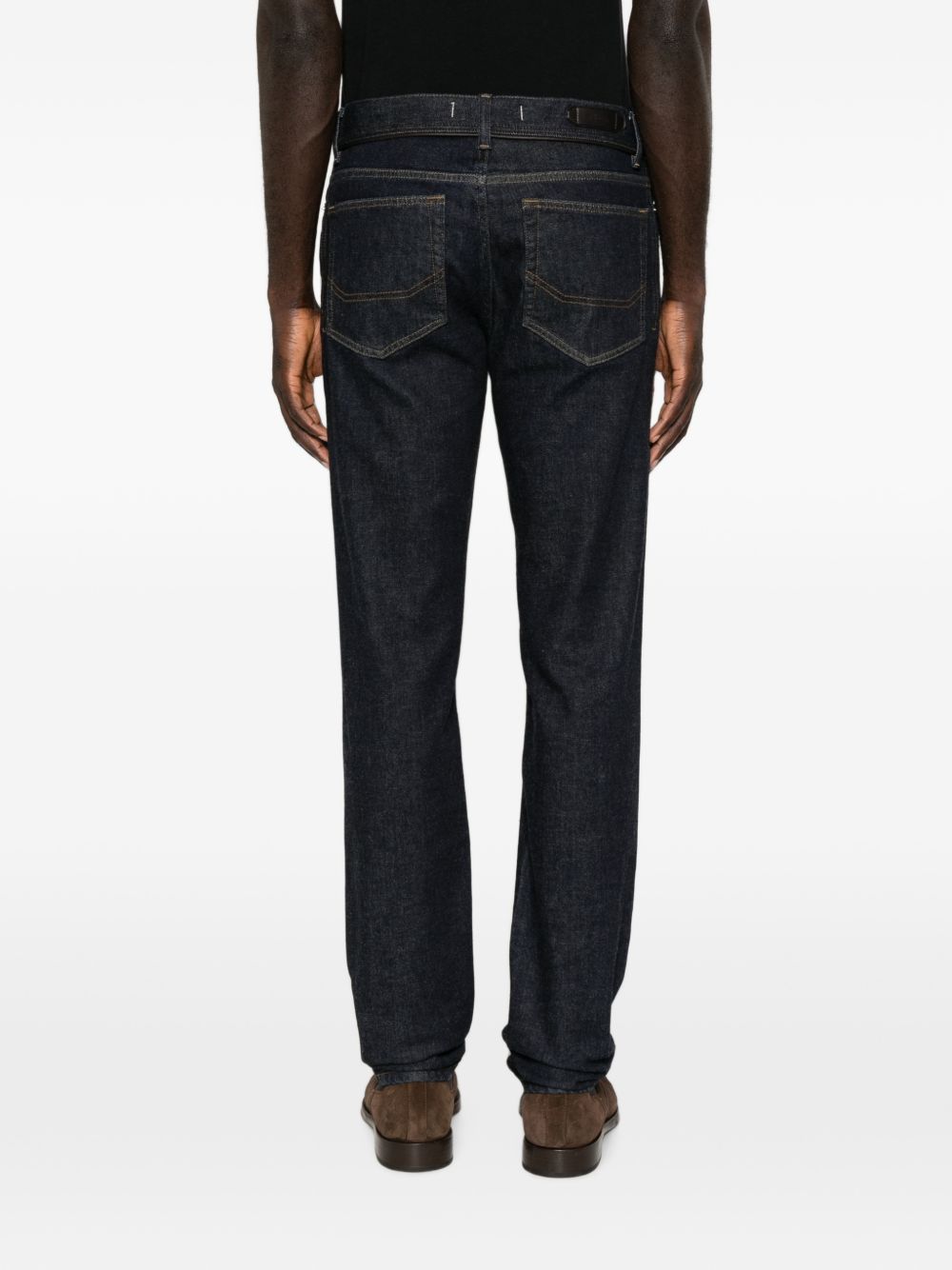 Brioni Men Cotton And Cashmere Denim Jeans BRIONI
