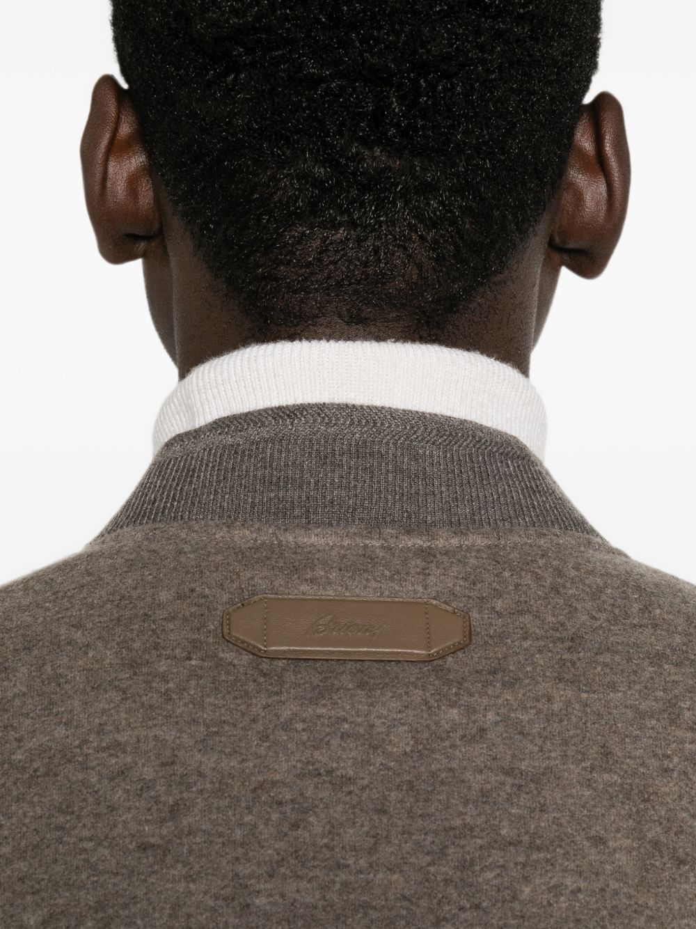 Brioni Men Cashmere Bomber Jacket BRIONI