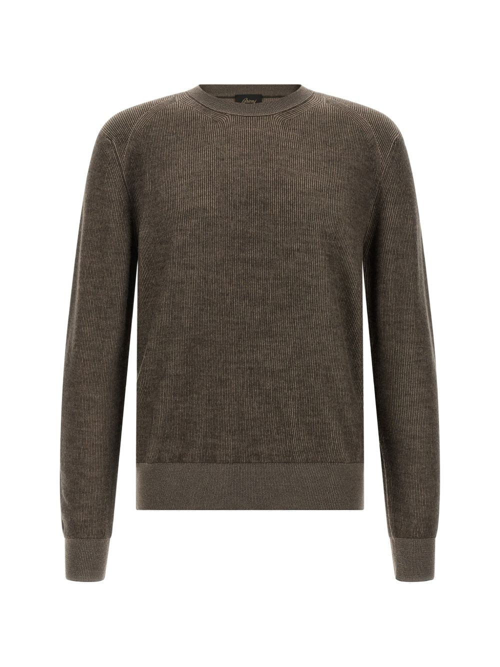 Brioni Men Cashmere And Wool Crewneck Sweater BRIONI