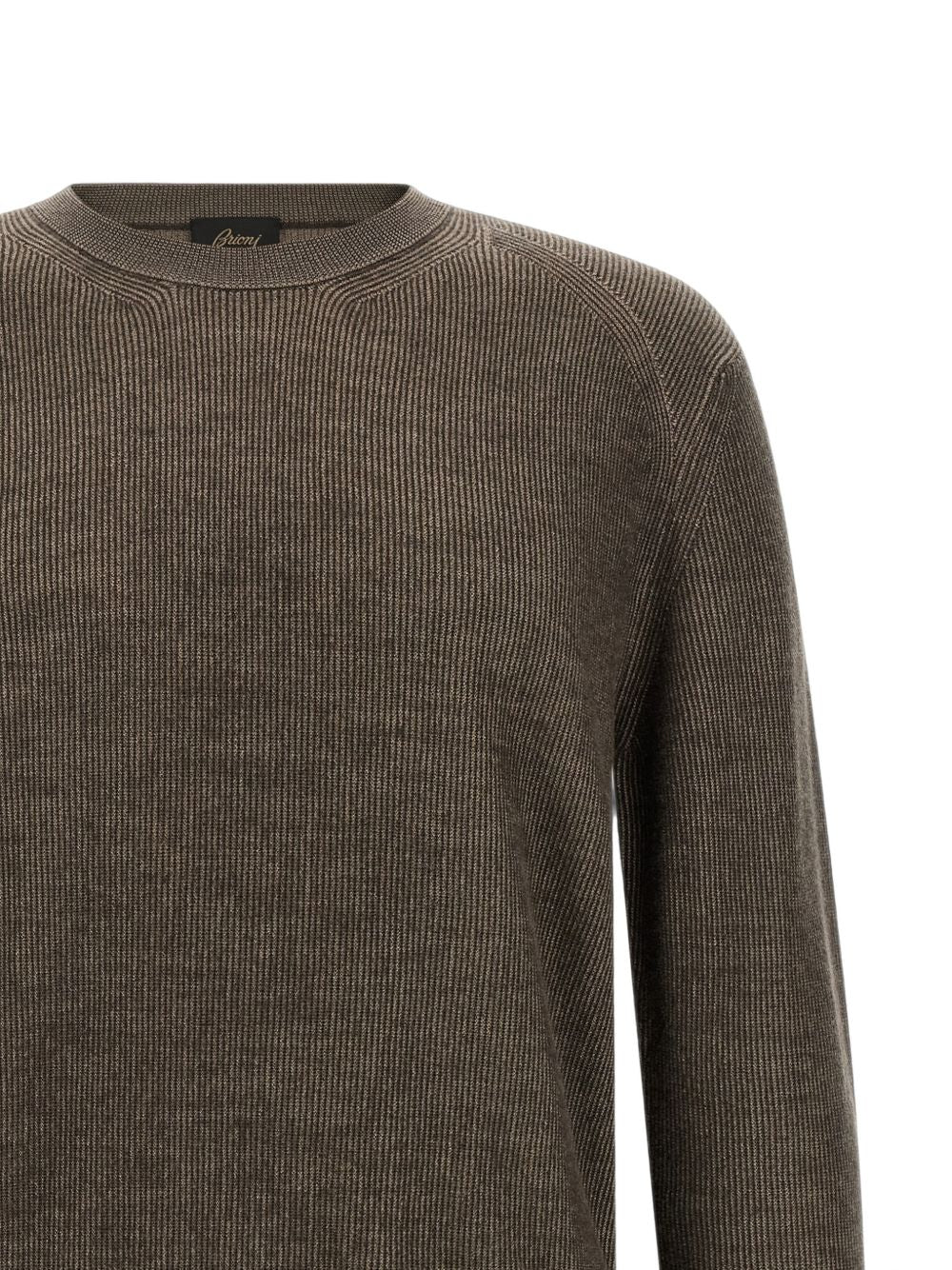 Brioni Men Cashmere And Wool Crewneck Sweater BRIONI