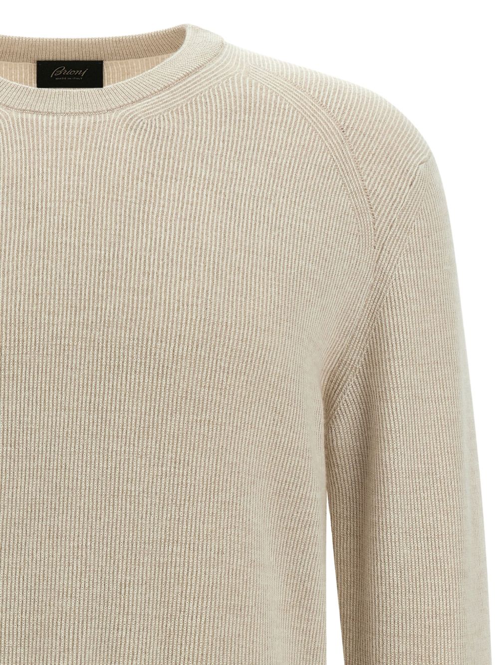 Brioni Men Cashmere And Wool Crewneck Sweater BRIONI