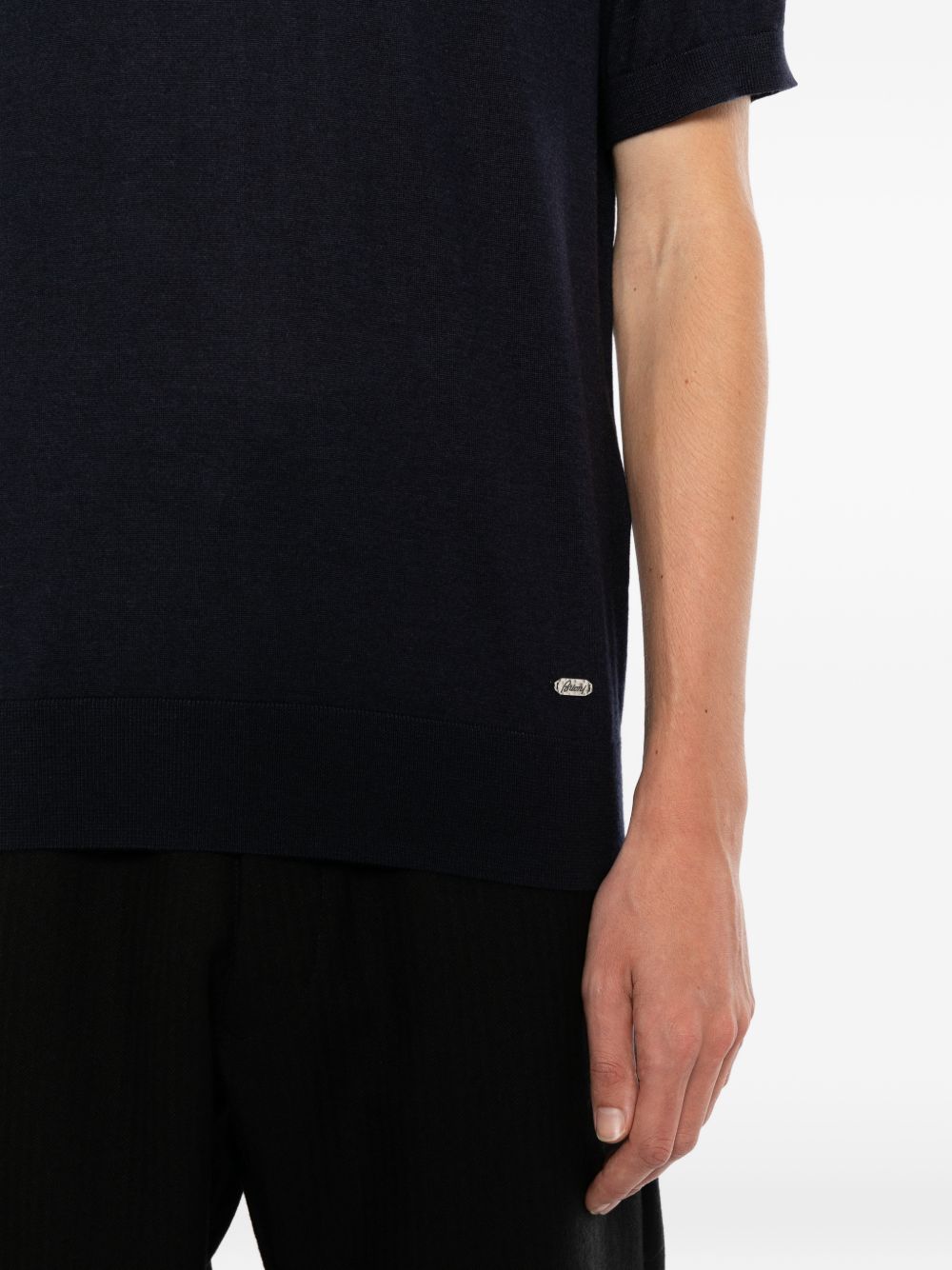 Brioni Men Cashmere And Silk Blend T-Shirt BRIONI