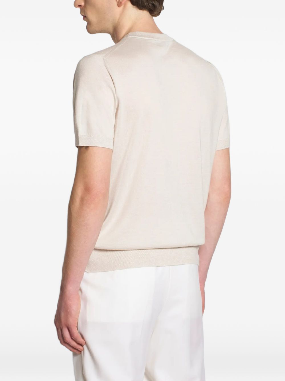 Brioni Men Cashmere And Silk T-Shirt BRIONI