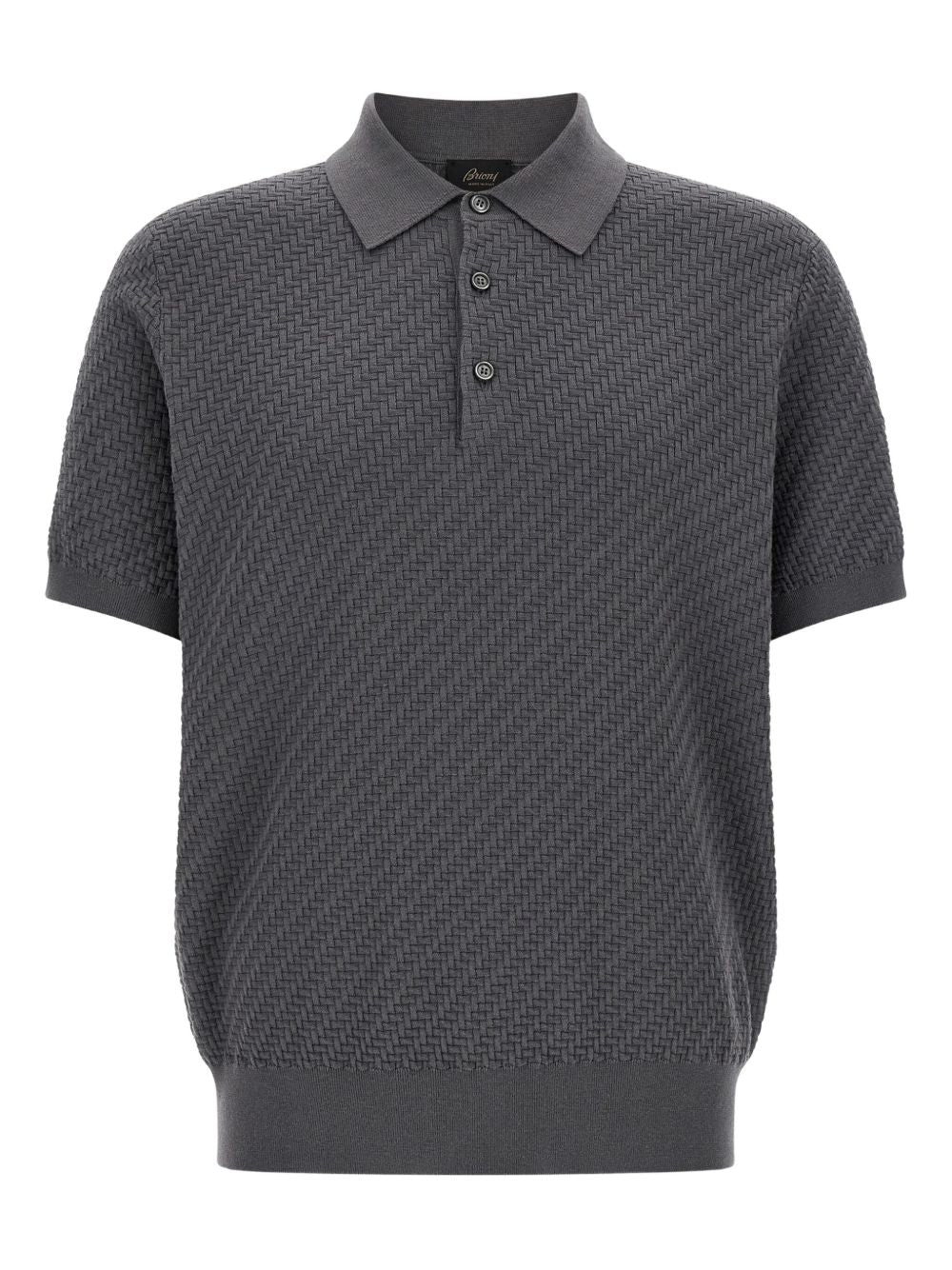 Brioni Men Cashmere And Cotton Polo Shirt BRIONI