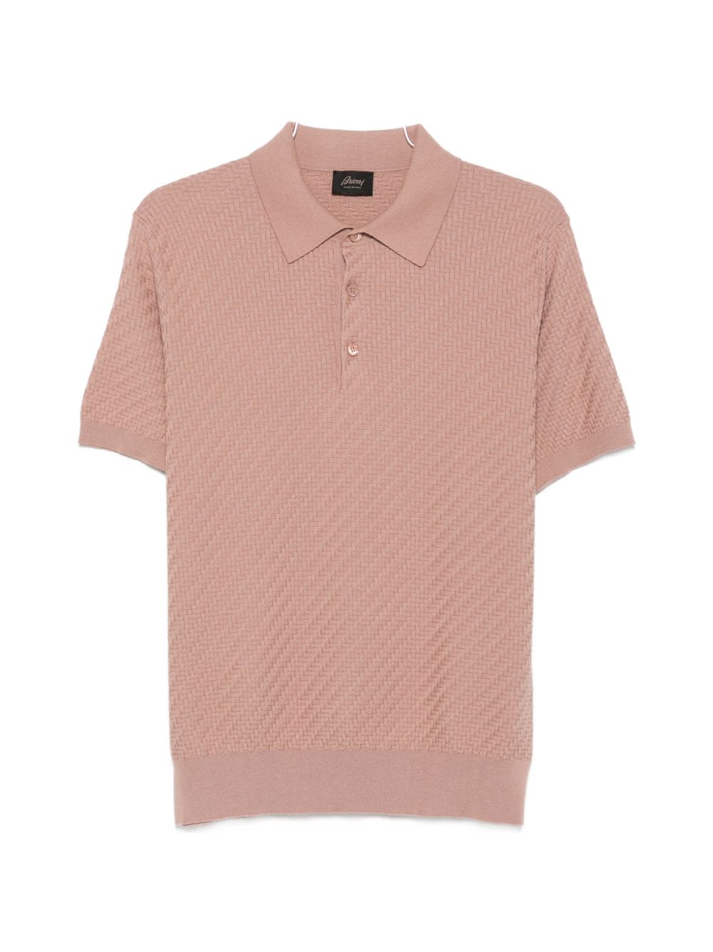 Brioni Men Cotton And Cashmere Polo Shirt BRIONI