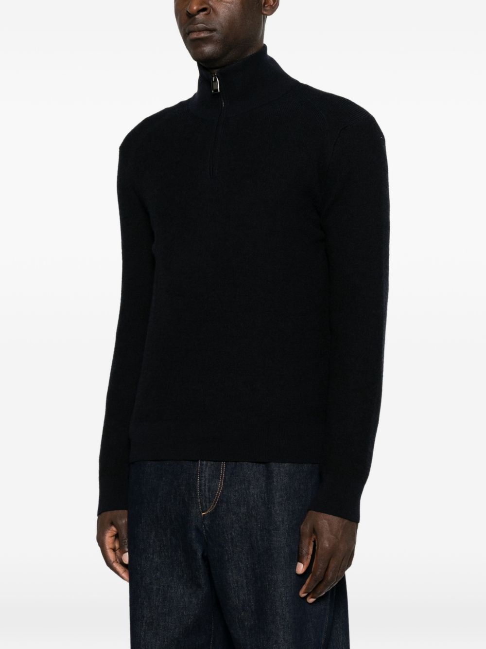 Brioni Men Wool And Cashmere Turtle-Neck Sweater BRIONI