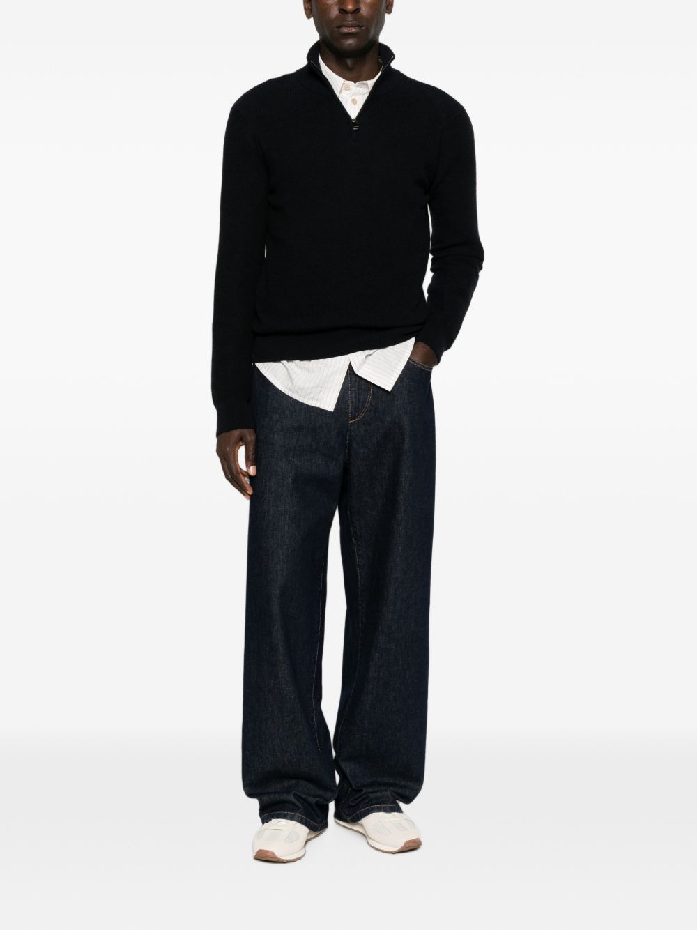 Brioni Men Wool And Cashmere Turtle-Neck Sweater BRIONI