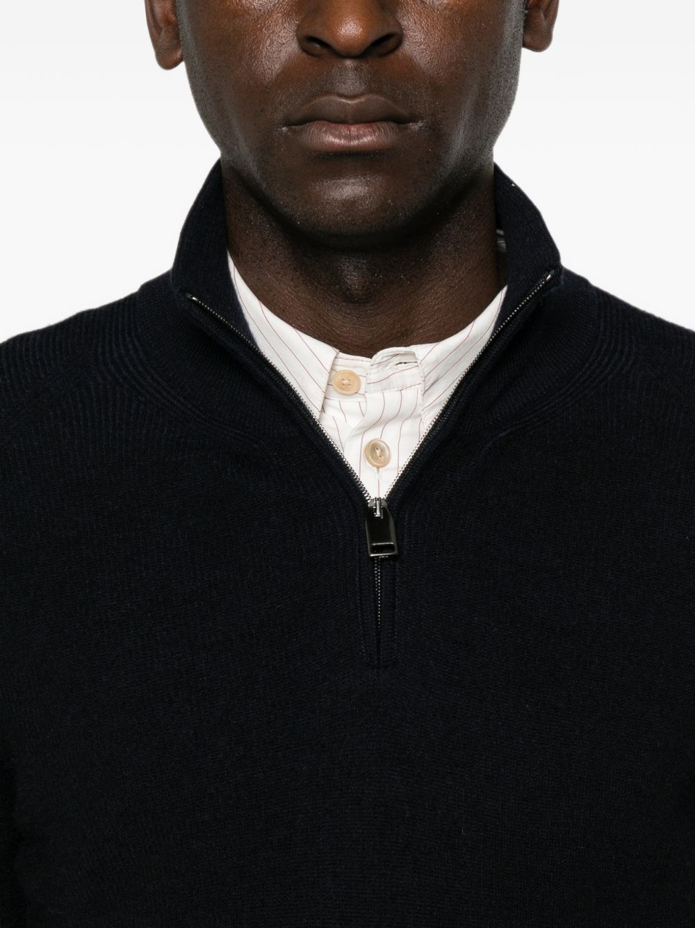 Brioni Men Wool And Cashmere Turtle-Neck Sweater BRIONI