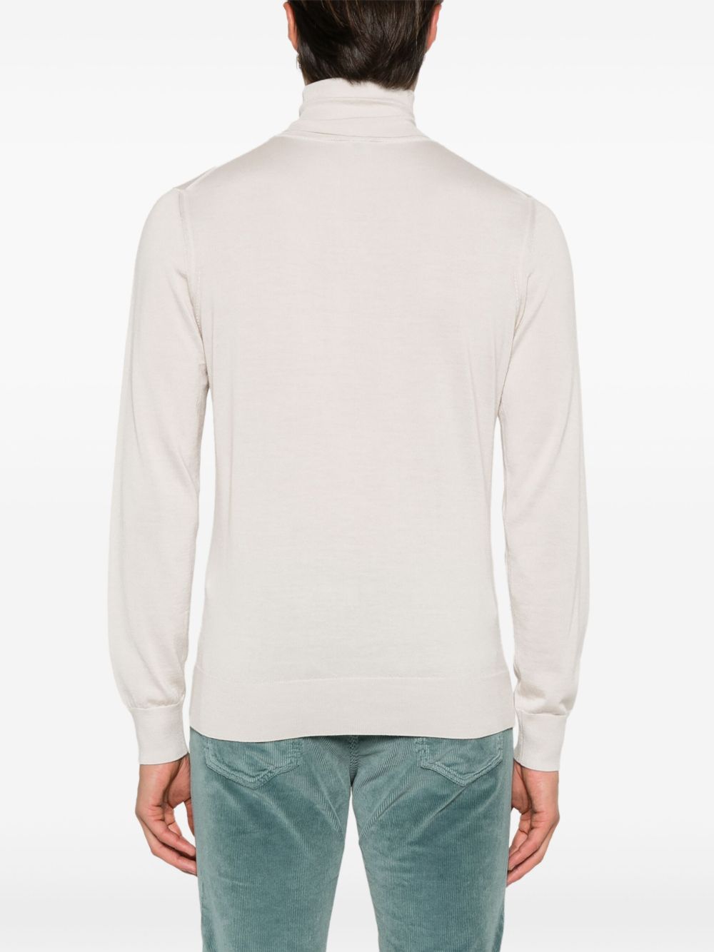 Brioni Men Cashmere And Silk Turtle-Neck Sweater BRIONI