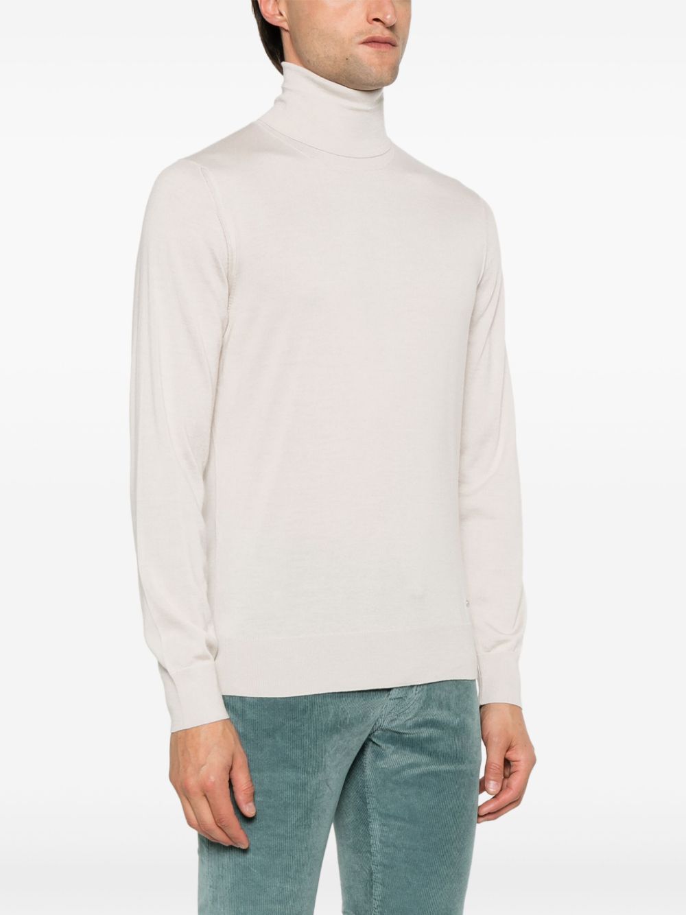 Brioni Men Cashmere And Silk Turtle-Neck Sweater BRIONI