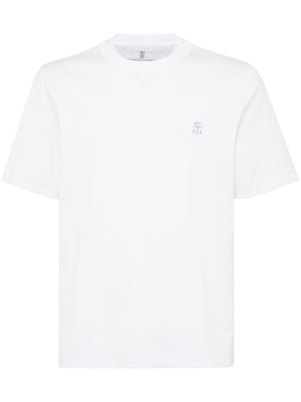 Brunello Cucinelli Men Logo Cotton T-Shirt BRUNELLO CUCINELLI