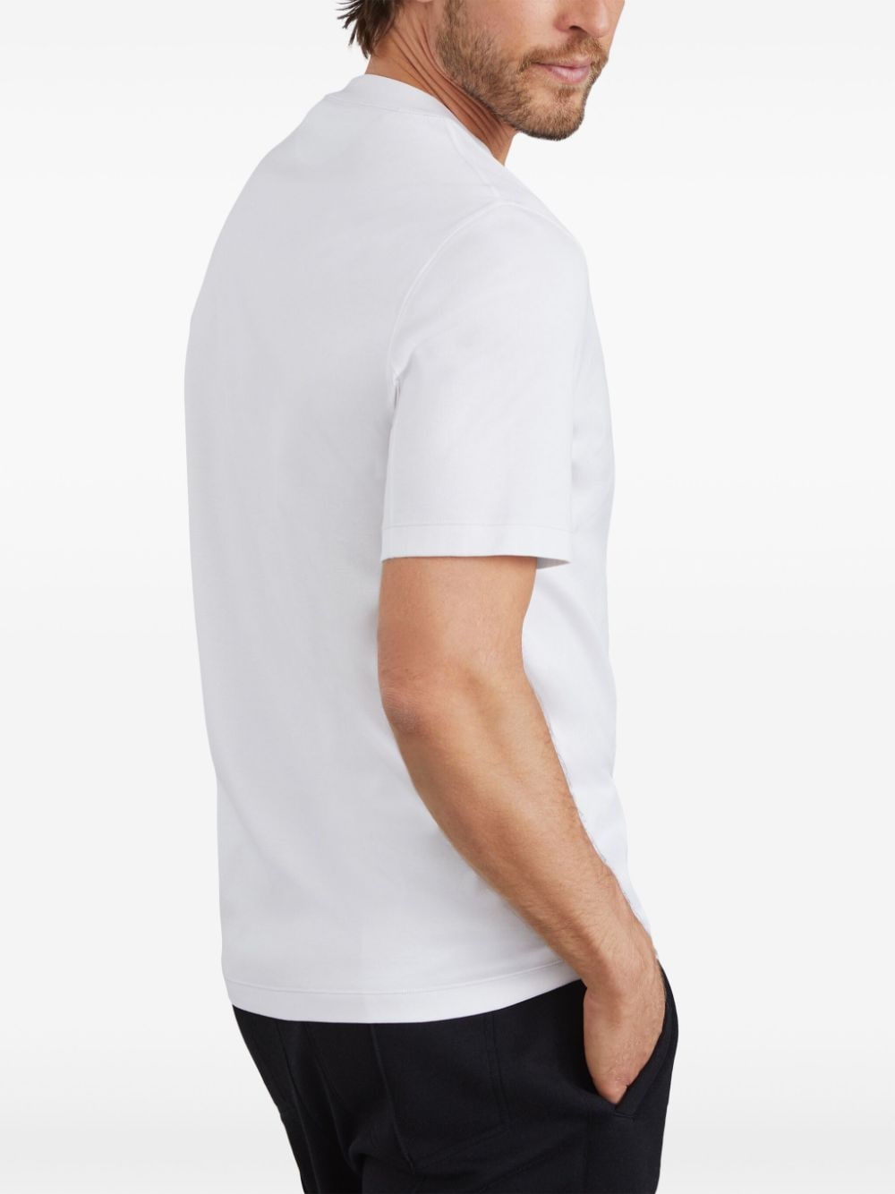 Brunello Cucinelli Men Logo Cotton T-Shirt BRUNELLO CUCINELLI