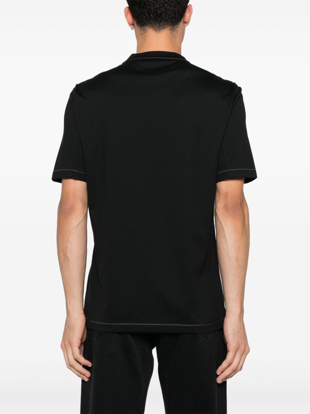 Brunello Cucinelli Men Logo Cotton T-Shirt BRUNELLO CUCINELLI