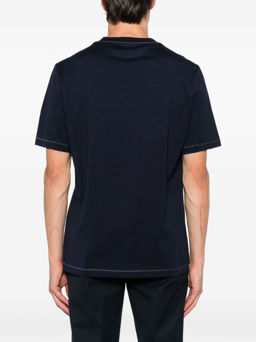 Brunello Cucinelli Men Logo Cotton T-Shirt BRUNELLO CUCINELLI