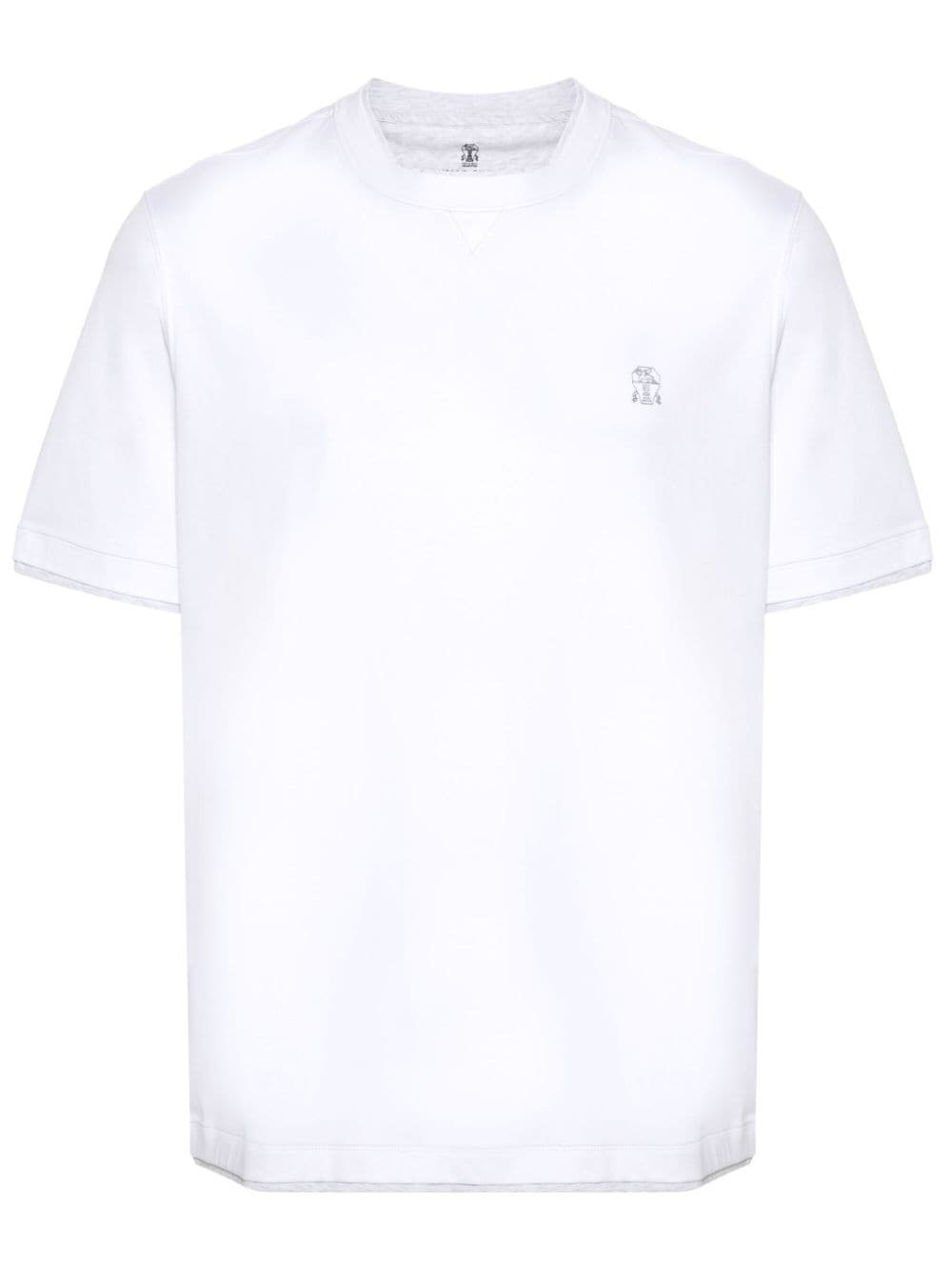 Brunello Cucinelli Men Logo Cotton T-Shirt BRUNELLO CUCINELLI