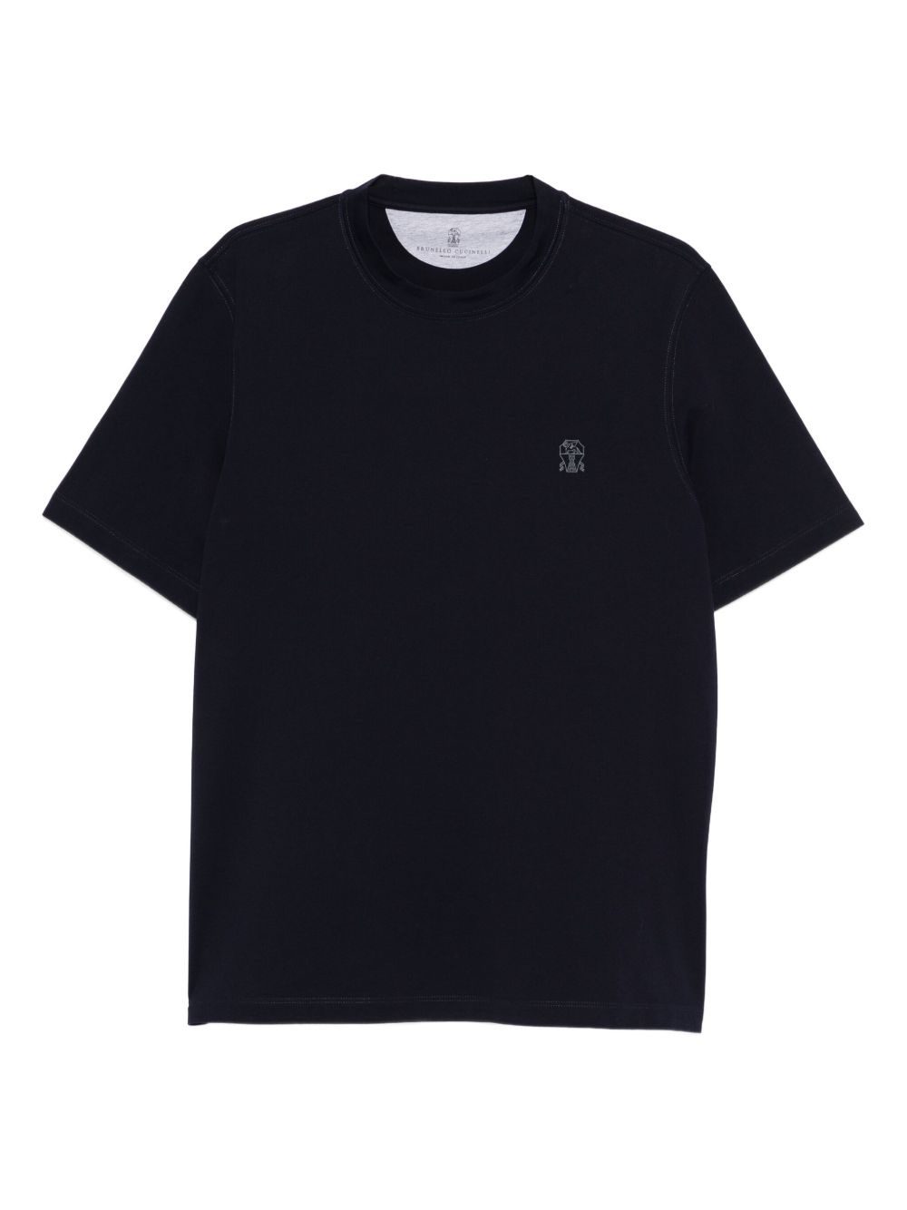 Brunello Cucinelli Men Logo Cotton T-Shirt BRUNELLO CUCINELLI