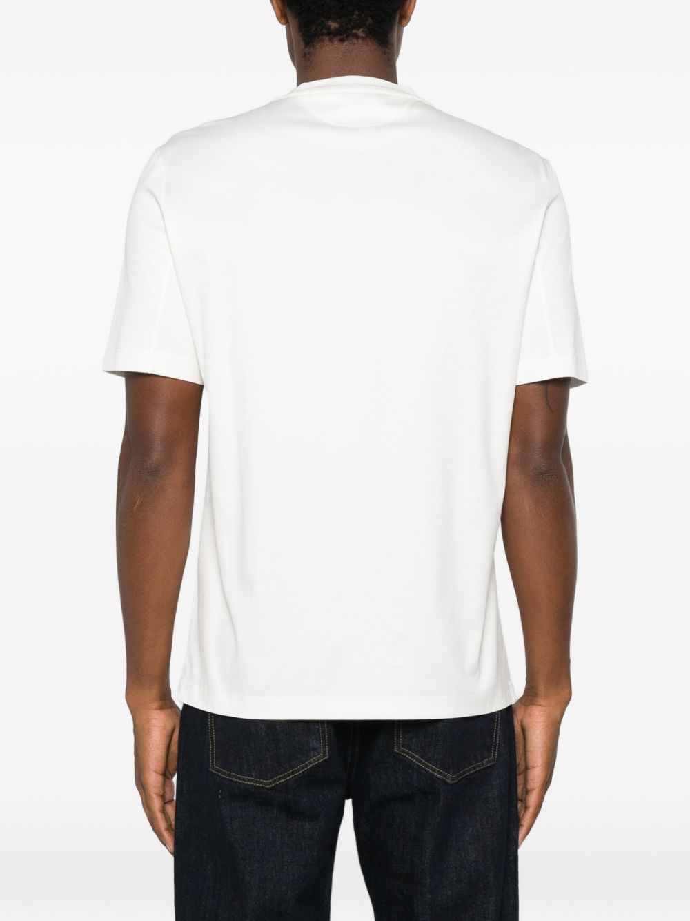 Brunello Cucinelli Men Logo Cotton T-Shirt BRUNELLO CUCINELLI