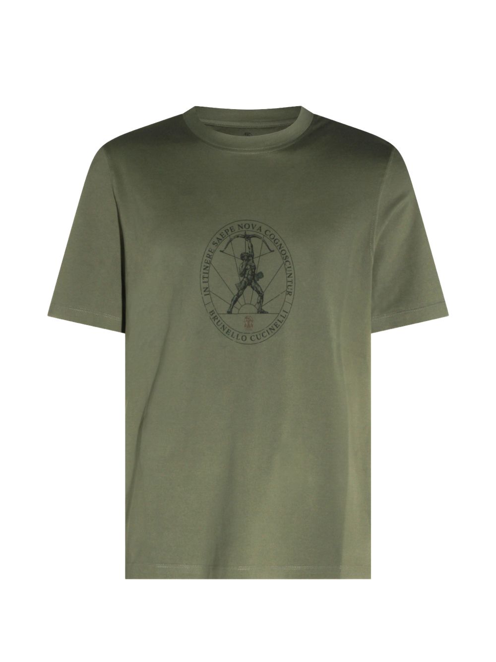 Brunello Cucinelli Men Logo Cotton T-Shirt