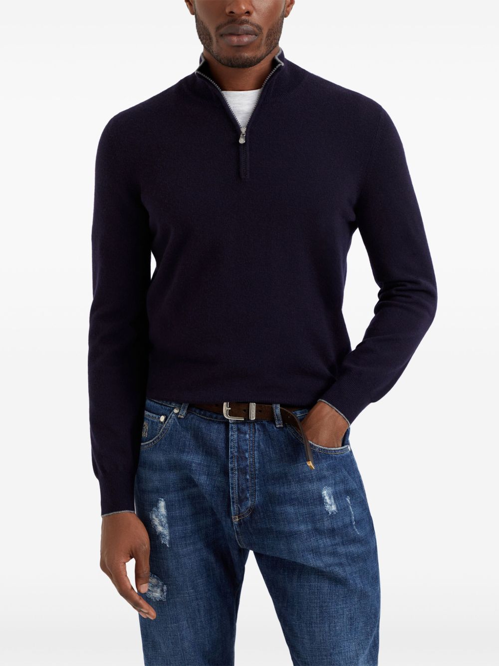 Brunello Cucinelli Men Cashmere Turtle-Neck Sweater BRUNELLO CUCINELLI
