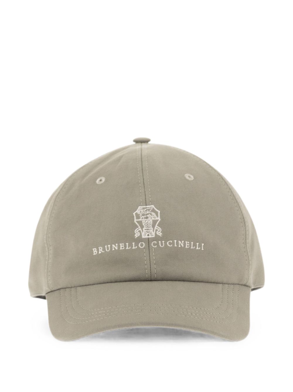 Brunello Cucinelli Men Logo Cotton Baseball Cap BRUNELLO CUCINELLI