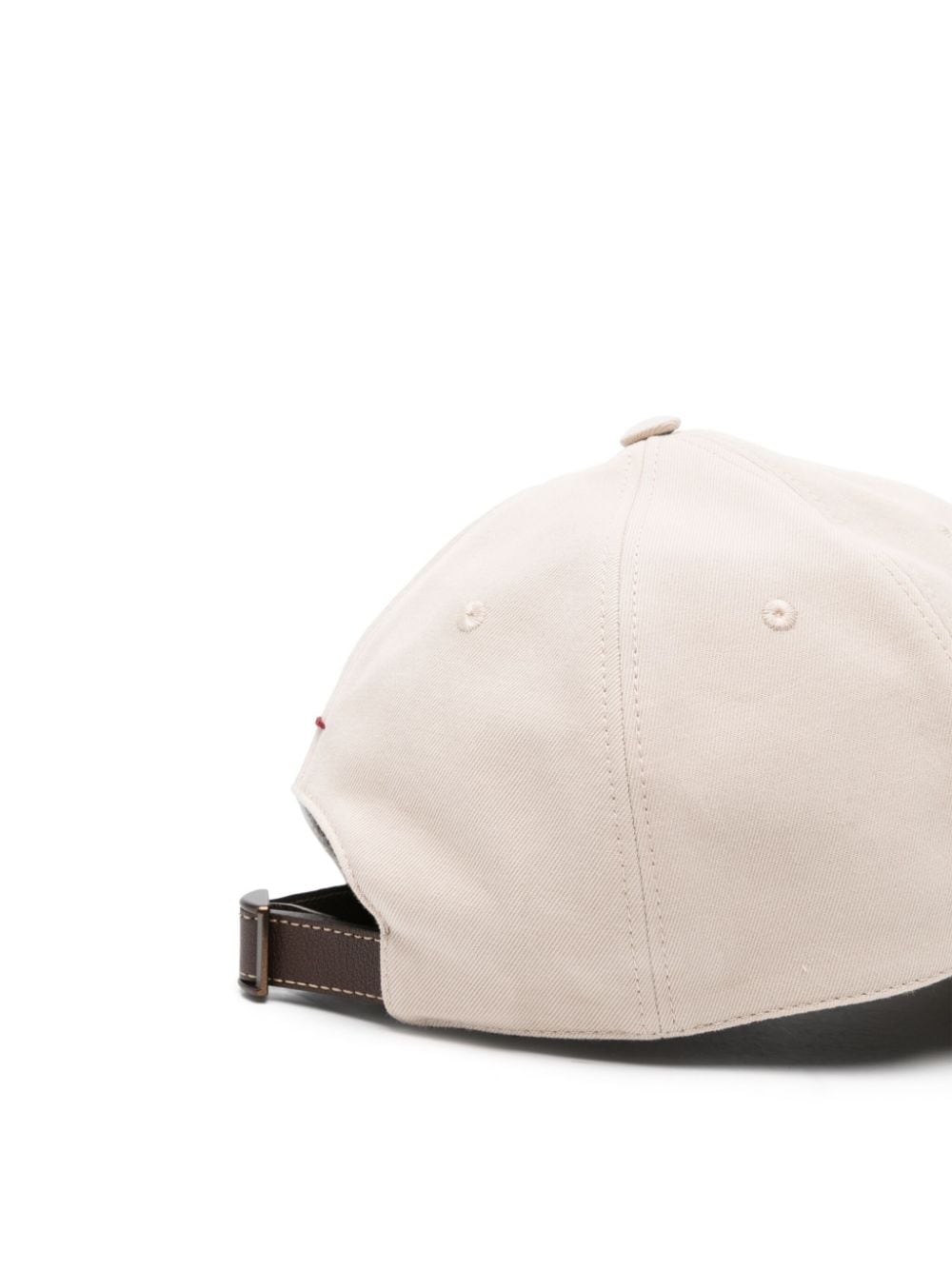 Brunello Cucinelli Men Logo Cotton Baseball Cap BRUNELLO CUCINELLI