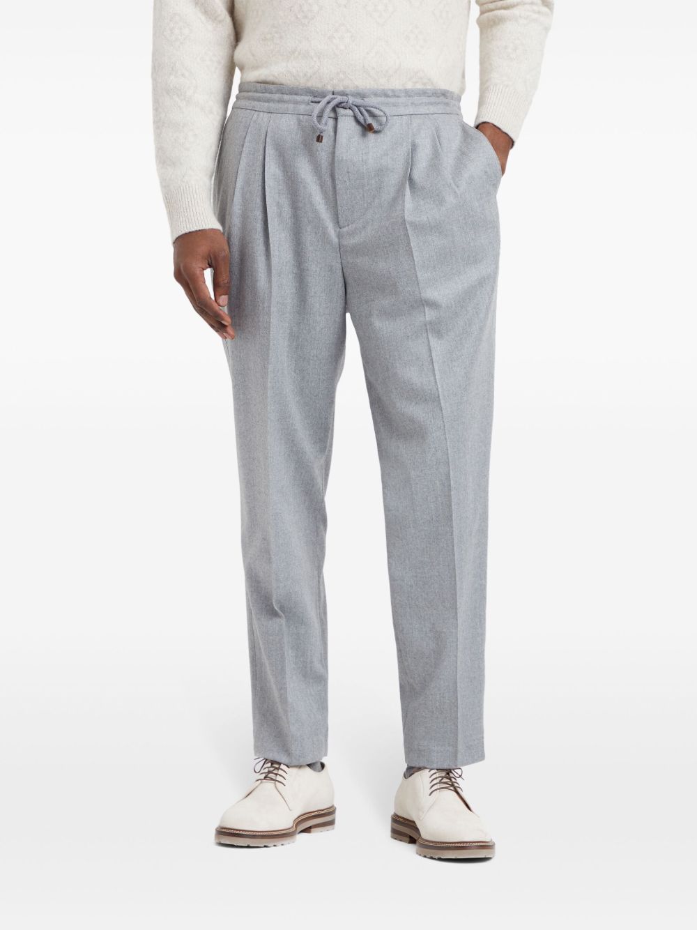 Brunello Cucinelli Men Wool Trousers BRUNELLO CUCINELLI