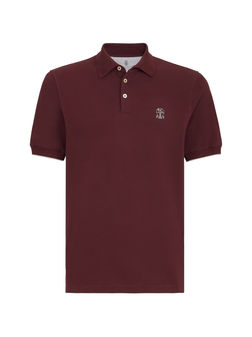 Brunello Cucinelli Men Logo Cotton Polo Shirt BRUNELLO CUCINELLI