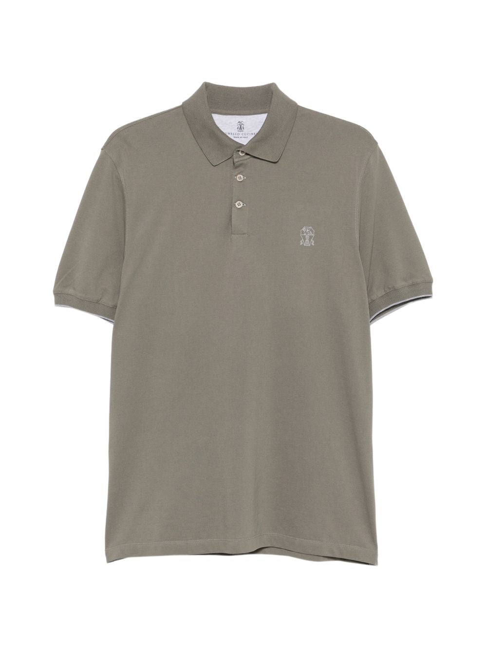 Brunello Cucinelli Men Logo Cotton Polo Shirt BRUNELLO CUCINELLI