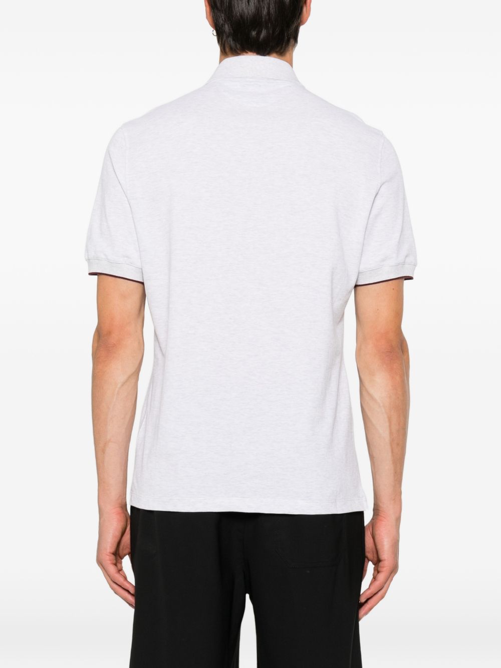 Brunello Cucinelli Men Logo Cotton Polo Shirt BRUNELLO CUCINELLI