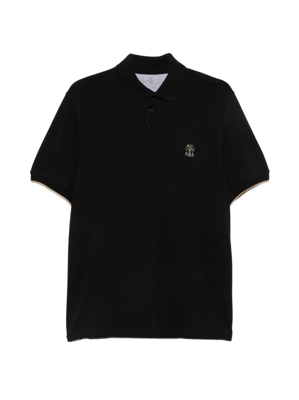 Brunello Cucinelli Men Logo Cotton Polo Shirt BRUNELLO CUCINELLI