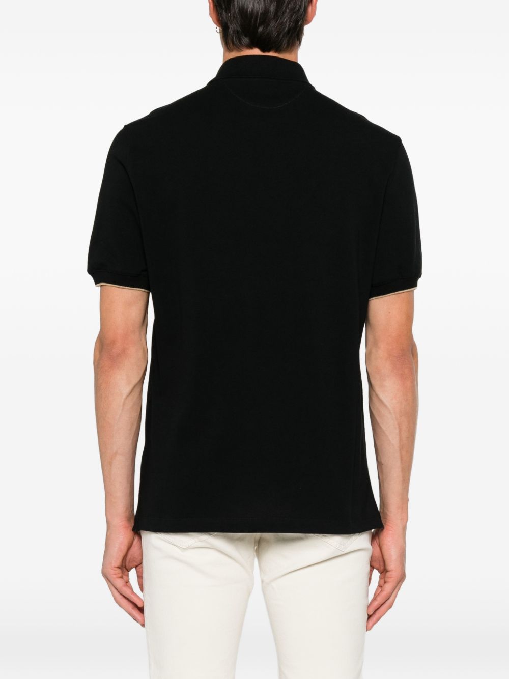 Brunello Cucinelli Men Logo Cotton Polo Shirt BRUNELLO CUCINELLI