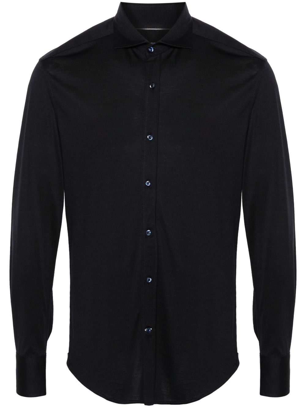 Brunello Cucinelli Men Silk And Cotton Blend Shirt BRUNELLO CUCINELLI