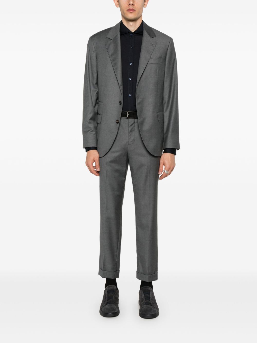 Brunello Cucinelli Men Silk And Cotton Blend Shirt BRUNELLO CUCINELLI