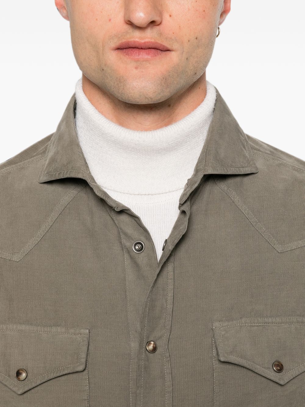 Brunello Cucinelli Men Cotton Shirt BRUNELLO CUCINELLI