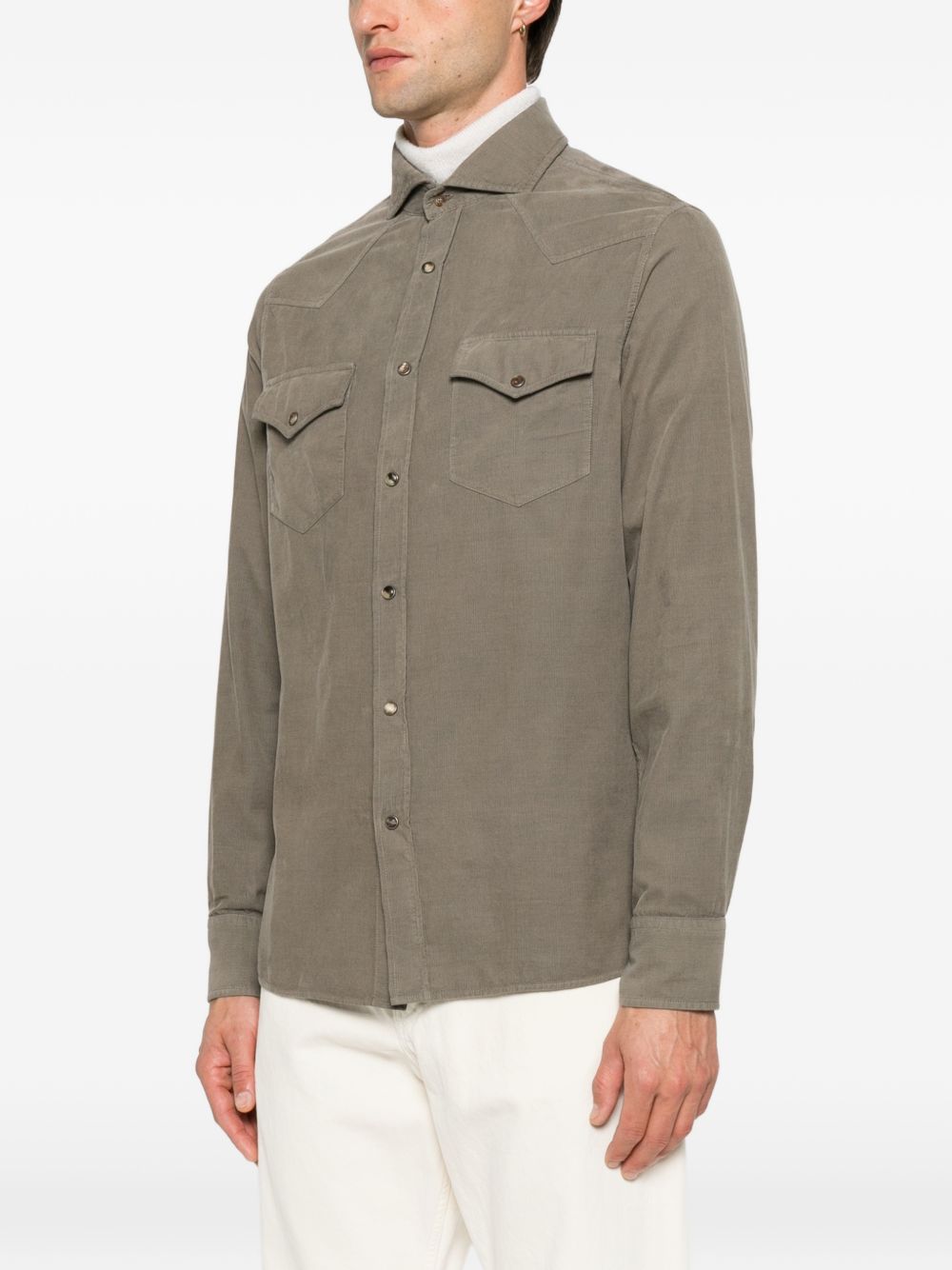 Brunello Cucinelli Men Cotton Shirt BRUNELLO CUCINELLI