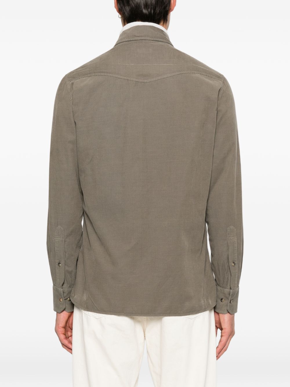 Brunello Cucinelli Men Cotton Shirt BRUNELLO CUCINELLI
