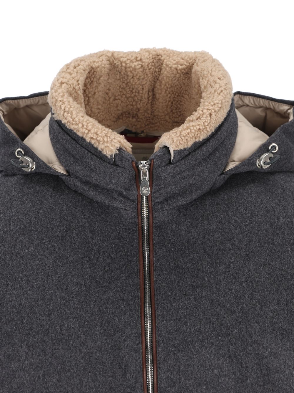 Brunello Cucinelli Men Wool Down Jacket BRUNELLO CUCINELLI