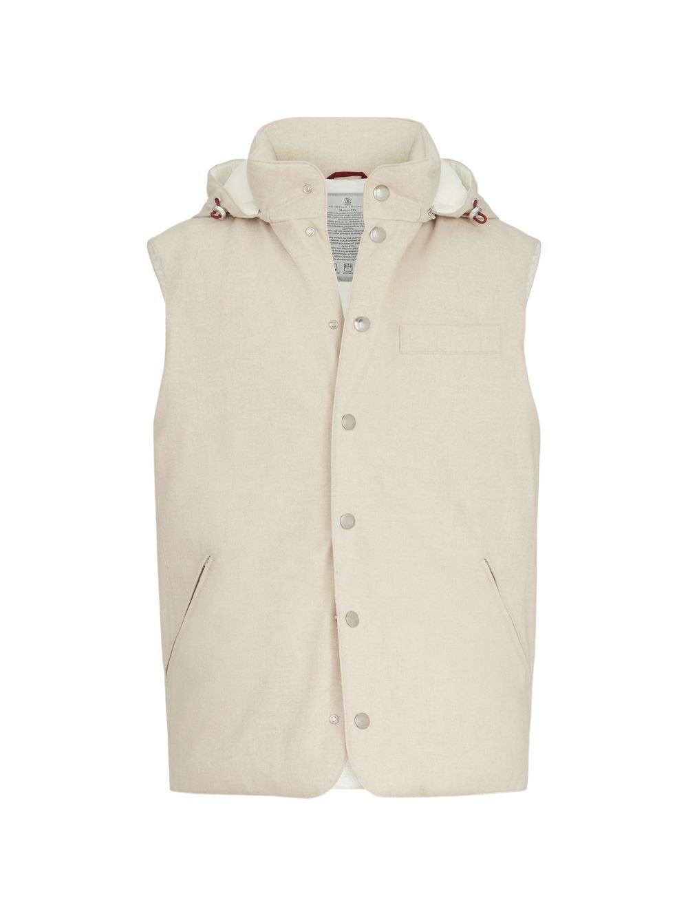 Brunello Cucinelli Men Wool Padded Vest BRUNELLO CUCINELLI