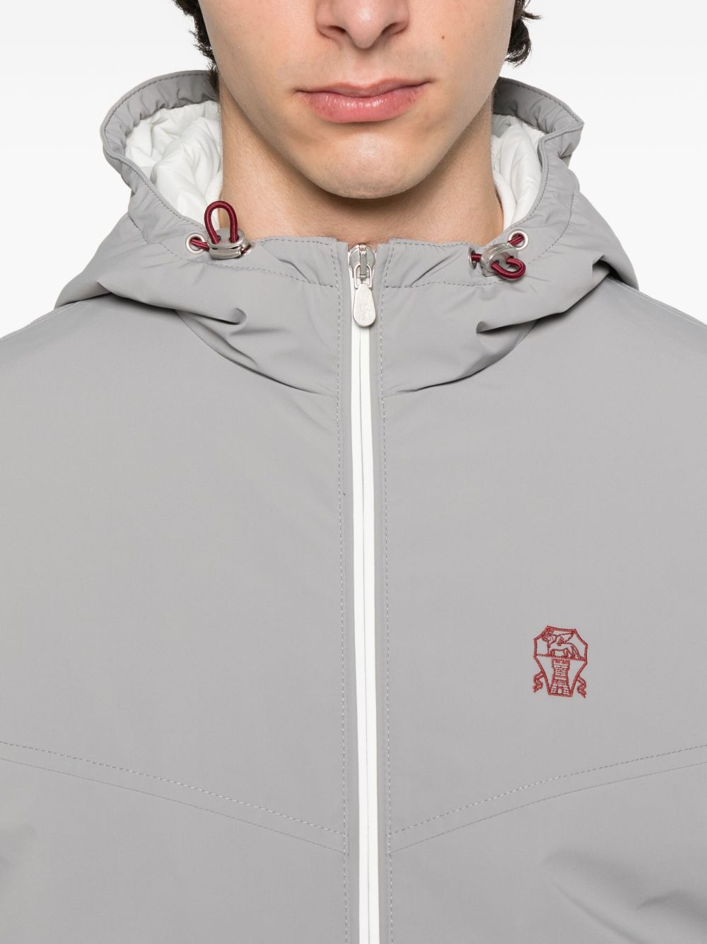 Brunello Cucinelli Men Water-Resistant Blouson Jacket BRUNELLO CUCINELLI