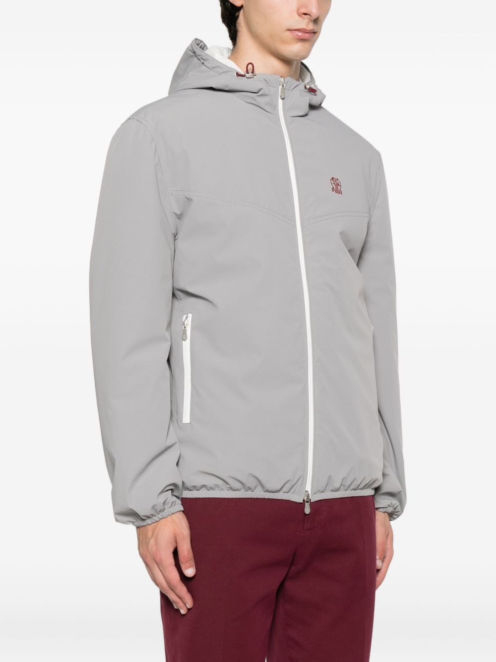 Brunello Cucinelli Men Water-Resistant Blouson Jacket BRUNELLO CUCINELLI