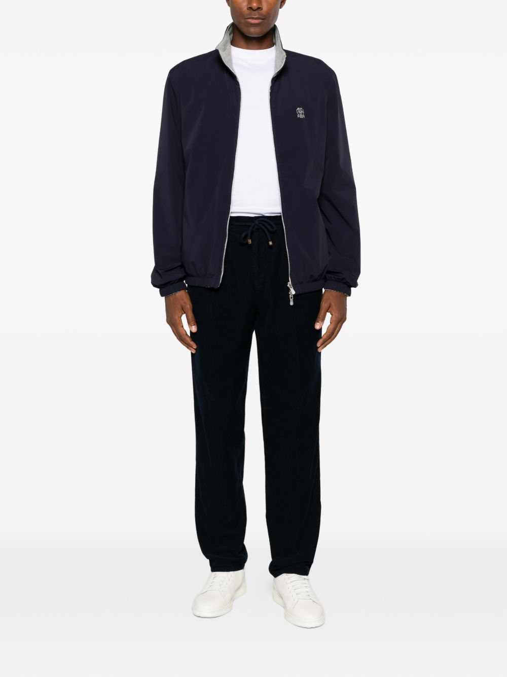 Brunello Cucinelli Men Water-Resistant Blouson Jacket