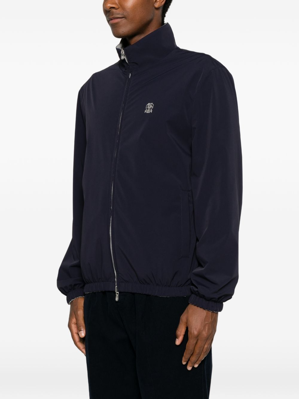 Brunello Cucinelli Men Water-Resistant Blouson Jacket