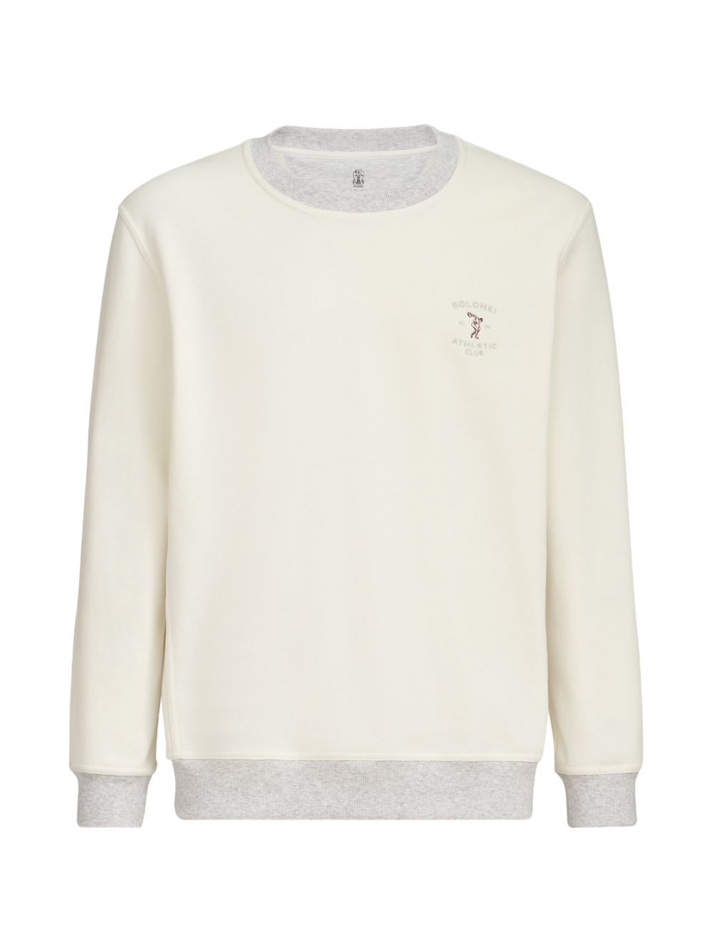Brunello Cucinelli Men Logo Cotton Sweatshirt BRUNELLO CUCINELLI