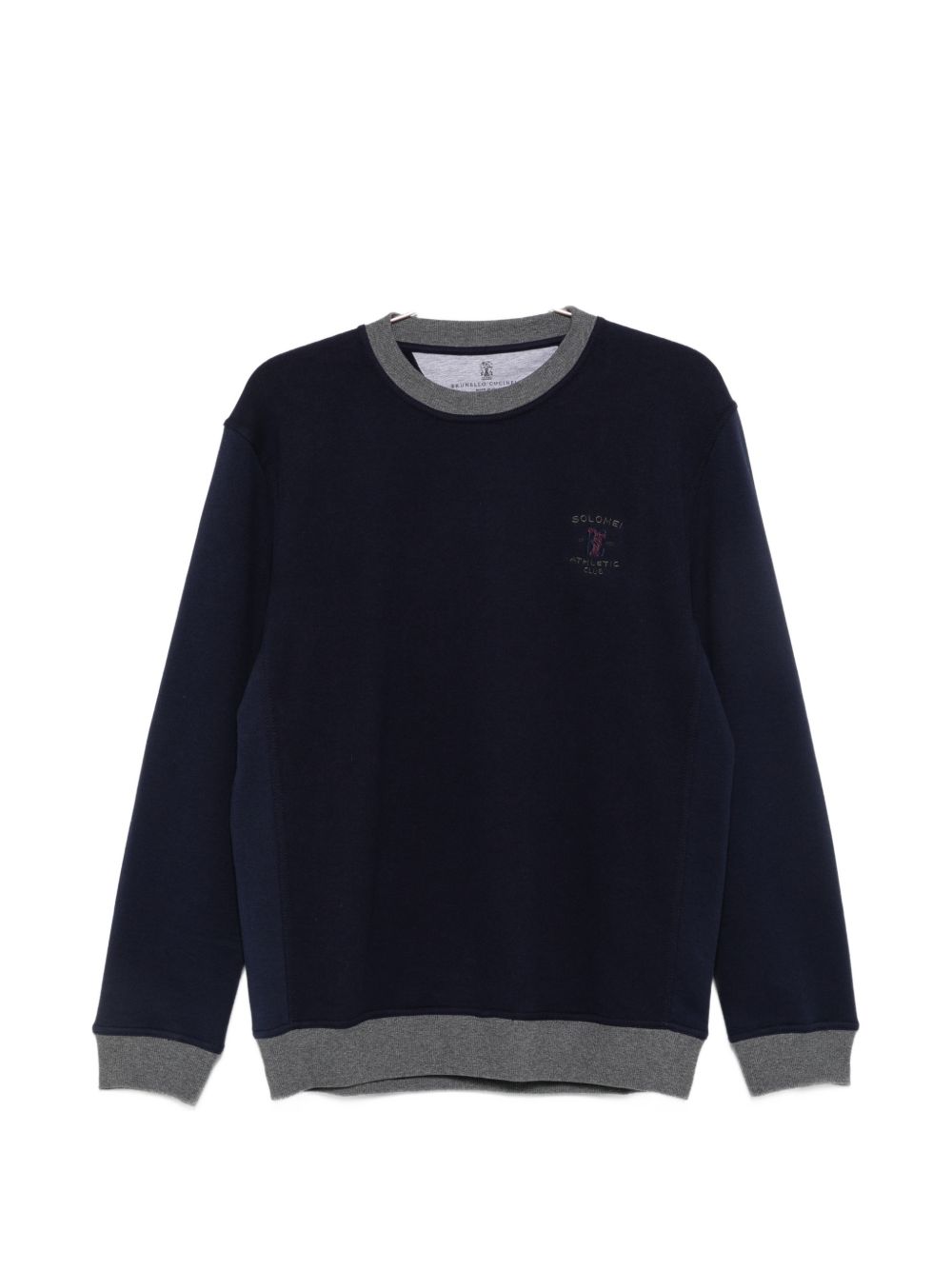 Brunello Cucinelli Men Logo Cotton Sweatshirt BRUNELLO CUCINELLI